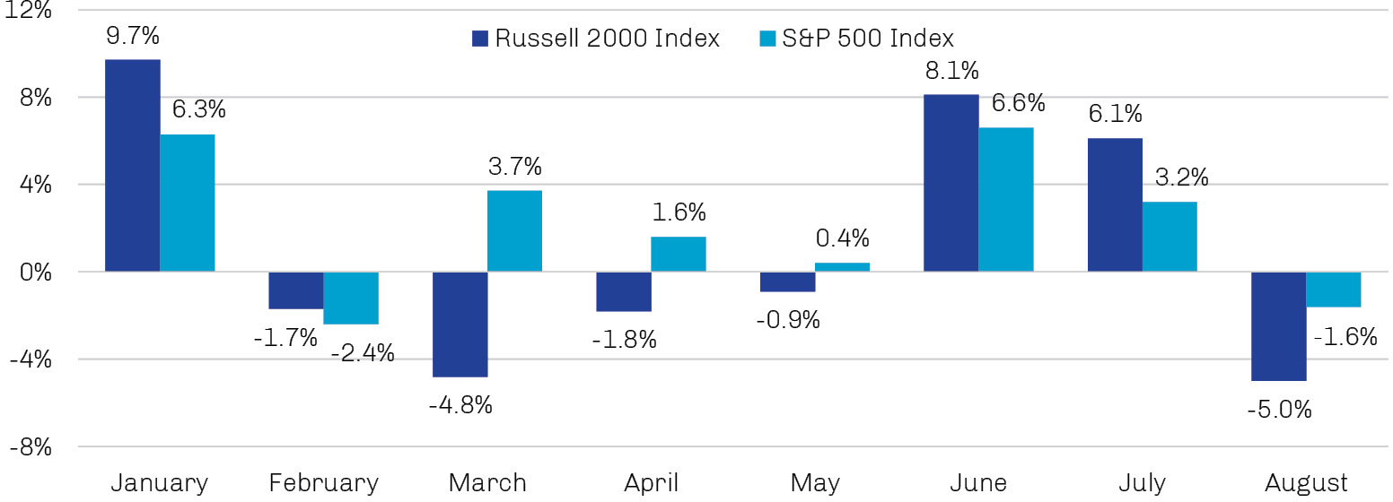 Pronounced Swings in Performance Are Nothing Unusual for Small Caps